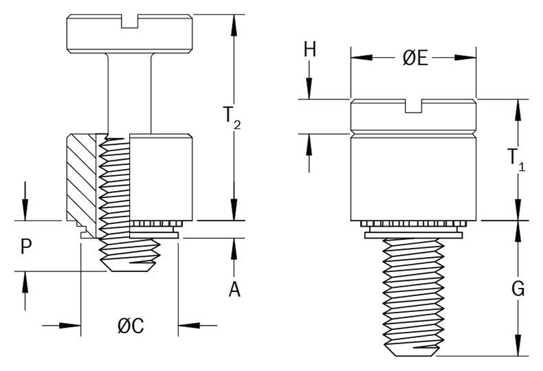 CV Panel Fastener Assembly