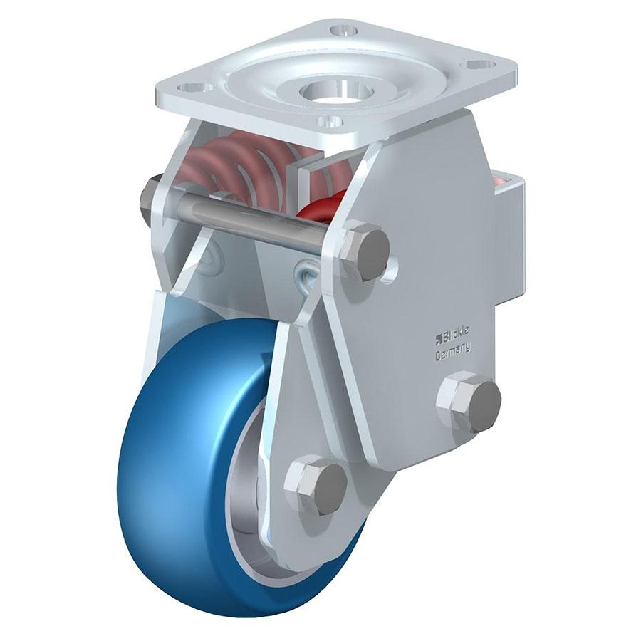 BHF - Pressed steel fixed caster