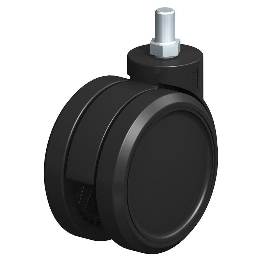 LKDB - Synthetic twin wheel swivel caster