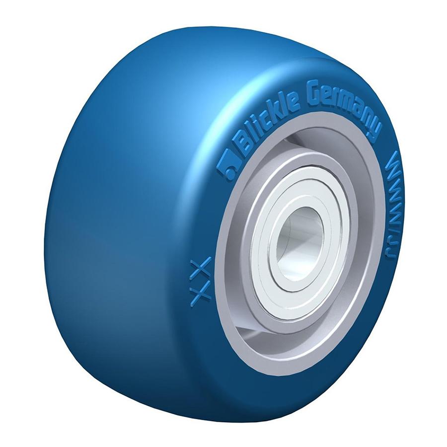 ALBS - Heavy duty wheel with Blickle Besthane® Soft polyurethane tread