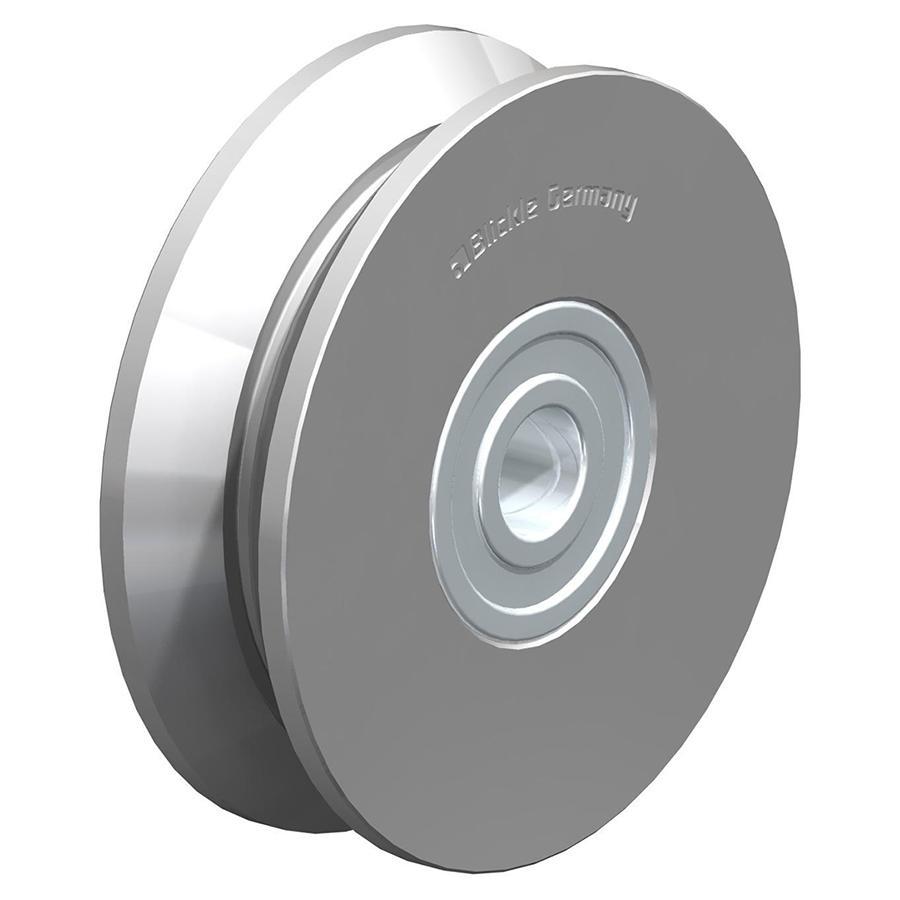 DSPK - Solid steel double flanged wheel