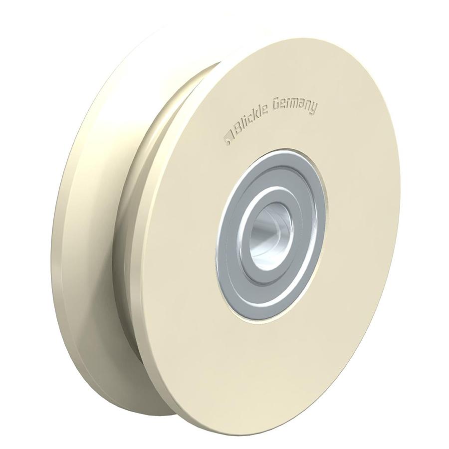 DSPKGSPO - Cast nylon double flanged wheel