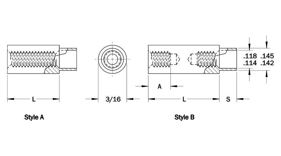 RSST Round Swage Standoffs
