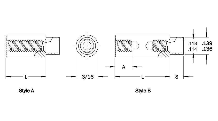 RSST Back Grounding Standoffs