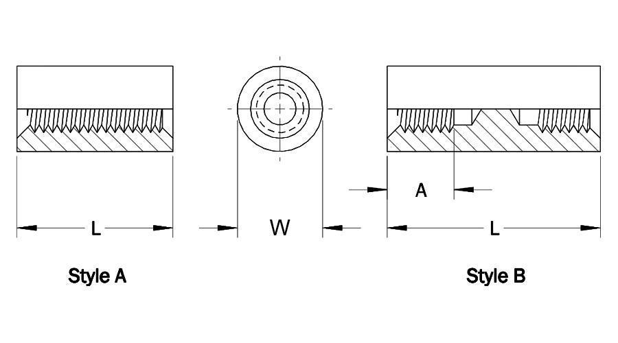 RST Round Female-Female Standoffs