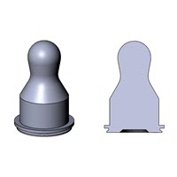 BS14 Self-Clinching Concealed Head Ball Studs