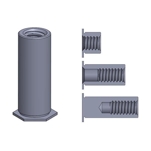 TP Self-clinching Standoffs For Thin Panels