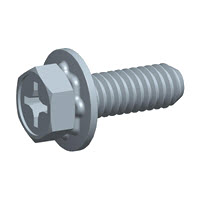 Indented Hex Head Square Cone Washer Sems